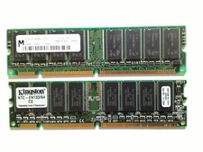 RAM/PC 133 (1) Kingston + (1)Micro - 2 X 64Mb (Total 128Mb) Test Ok 100% picture