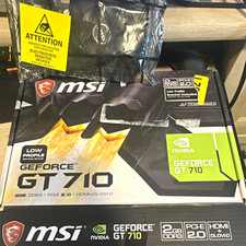 MSI NVIDIA GeForce GT 710 2GB DDR3 PCIe 2.0 Low Profile HDMI DVI-D picture