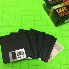 Set of (9) Desktop Computer TDK 1.44MB 3.5IN Floppy Disk (High Density) picture