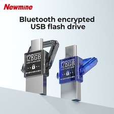 Newmine Viefong Encrypted USB C Flash Drive 128 GB for cellphone and PC picture