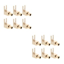 12Pcs Gold Plated Copper Banana Female Spade Plug for Hifi Audio Connection picture
