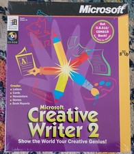 GENUINE Microsoft Creative Writer 2 0 Authentic NEW & SEALED Windows 95 picture