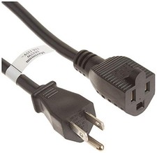  4FT Premium Universal Extension Cord - Power Extension Cord for TV, Computer,  picture