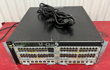 HP PROCURVE ARUBA 5406R J9850A w/  J9990A + J9986A + J9827A + J9995A +2X PSU picture