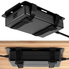 Universal large Metal Laptop Charger Holder, Adjustable Under desk Power Bric... picture
