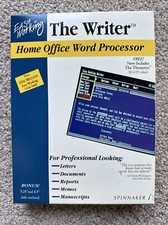 The Writer By Spinnaker Word Processing 5.25 Floppy And 3.5” Disks PC Untested picture