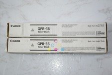 2 New OEM Canon iRUNNER C2020/C2025/C2030 GPR-36 Black Toners 3782B003[AA] picture