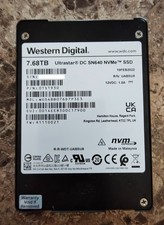 WD Ultrastar SN640 7.68TB 2.5 inch Internal SSD (WUS4BB076D7P3E3) picture