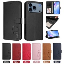 Flip Leather Panda Cat Wallet Cover Case For S26 S25 S24 S22 S21 S23 Note 20 picture