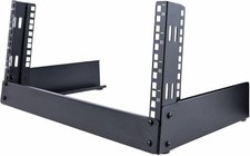 StarTech.com 2-Post 4U Desktop Server Rack, Small 9.3 x 19.7 x 11.5, Black  picture