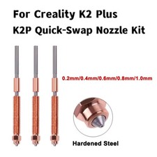 For Creality K2 Plus Quick-Swap Nozzles Kit 0.2mm-1.0mm 3D Printer Repair Parts picture