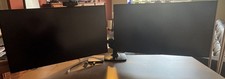 Dual Dell U2719DX 27-inch Ultra-Sharp Monitors No Single Stand But Dual Stand. picture