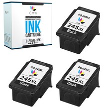 3 PK 245XL Black Ink Cartridges for Canon 245 XL Fits PIXMA MG TR TS Printers picture