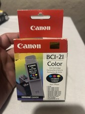 Canon BCI-21 Color Tri Color Ink Cartridge Sealed Genuine Brand New picture
