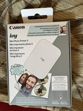 Canon - IVY 2 Mini Photo Printer - Pure White HTF picture