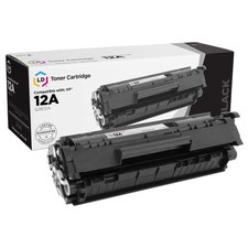 LD Products Compatible Replacement for HP 12A Black Toner Cartridge Q2612A picture