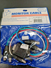 MULTI SYNC FEMALE BNC VGA CABLE 1ft Pan Pacific Part Number: S-H15F5BNCF-1' picture