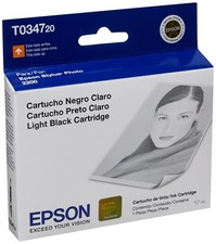 GENUINE Epson 34 T0347 Light Black Ink Cartridge for Stylus Photo 2200 Printer picture