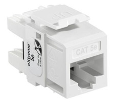 LEVITON Cat 5e Connectors(83pcs) LEVITON Wall plate 2port(40pcs) picture