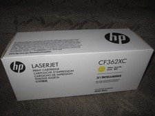HP CF362XC Yellow Toner Cartridge Genuine 508X Laser Jet M552 MFP M553 CF362X picture