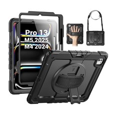 SEYMAC Case for iPad Pro 13 Inch M5 2025 / M4 2024, Heavy Duty Shockproof Protec picture