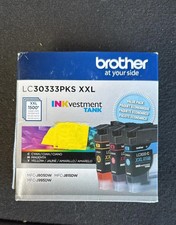 Brother LC30333PKS INKvestment Tank 3 Pack Color Ink Cartridges Exp 05/26 picture