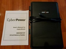 CyberPower CyberShield DBH36D12V D-Cell Battery Holder supply adapter Verizon picture