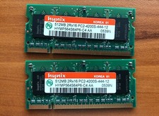 Hynix 1GB (2x512MB) DDR-4200 533Mhz  Laptop Memory Ram 200 Pin HYMP564S64CP6-C4 picture