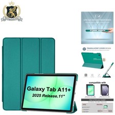 Elegant Slim Stand Smart Case for Galaxy Tab A11+/A9+ Plus 11 Inch - Emerald picture