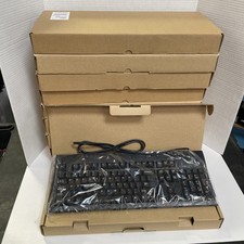 Wyse USB with PS/2 Port Desktop Keyboard 901716-06L - Lot of 10 BRAND NEW picture