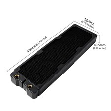 360mm water-cooling radiator made of copper, 40mm thick, shipped from the US picture