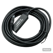 SAISN USB 3.0 Active Extension Data Cable 5m 16ft with Signal Booster + DC Power picture