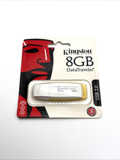 Kingston DataTraveler 8 GB USB 2.0 Flash Thumb Drive G3 Secure. New. picture