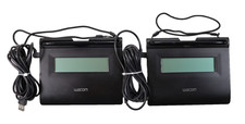 Lot x2 Wacom STU-300 USB LCD Signature Tablet Pad with Stylus Pen and USB Cable picture