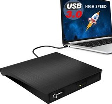 Gotega External DVD Drive, Usb 3.0 Portable +/-Rw, DVD Player For CD R Personal  picture