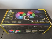 Corsair H115i RGB Platinum AIO Liquid CPU Cooler,280mm,Dual ML140 PRO RGB PWM picture