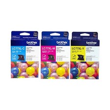 AU GENUINE Original Brother LC77XL 3 Colours Value Pack Ink Cartridge Toner picture