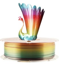 TTYT3D Rainbow Silk PLA – 1.75mm, 1kg, Fast Color-Change picture