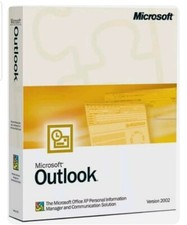 New Sealed Microsoft Outlook Disc CD 2002 Full Version w/ Permanent License USA picture
