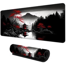 Japanese Style Scenery Mouse Pad Anti-Slip, Thick Stitch picture