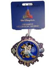 Disney Parks 50th Anniversary 4 Parks Icons Mickey Spinner Grand Finale Ornament picture
