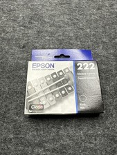 Genuine Epson 222 Black Ink Cartridge Standard Capacity Bb 3/29 Fresh picture
