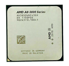 AMD A8-Series A8-3850 CPU Quad-Core 2.9GHz 4M Socket FM1 AD3850WNZ43GX Processor picture
