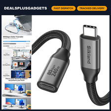80Gbps USB4 USB C Extension Cable 240W for Thunderbolt 5/4 - 3.3FT High-Speed picture