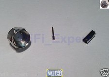 1 x Straight F TV Male Crimp for RG174 RG179 RG316 RG188 Coax Cable RF Connector picture