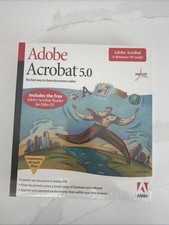 Adobe Acrobat 5.0 New Sealed  For windowa picture