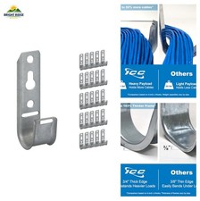 J-Hook Cable Support 3/4 Inch Wall Mount 25-Pack Multi-Cable Management picture