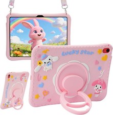 Cute Pink 3D Cartoon Case for Galaxy Tab A11/A9 Plus 11