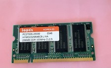 Hynix 256MB SO-DIMM 333 MHz PC2700S-25330 DDR Laptop Memory RAM 200-PIN picture