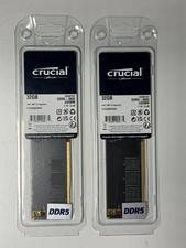 Crucial Micron 64GB (2x32GB)  DDR5-4800 RAM Memory UDIMM CT32G48C40U5 -BRAND NEW picture